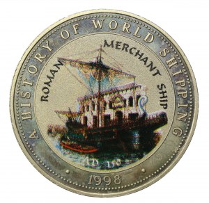 Somalia, 25 shillings 1998, Shipping History (976)