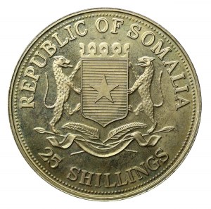 Somalia, 25 shillings 1998, Shipping History (976)