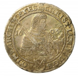 Germany, Saxony, Christian II, John George and Augustus, Thaler 1605 (590)