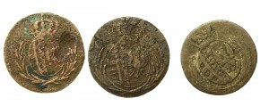 Varšavské knížectví, sada mincí 1810-1811. celkem 3 ks. (285)