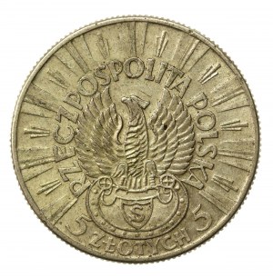 II RP, 5 zlatých 1934 Střelecký orel (425)