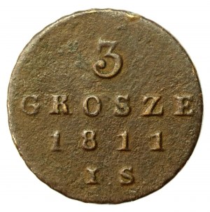 Varšavské knížectví, 3 groše 1811 I.S (433)