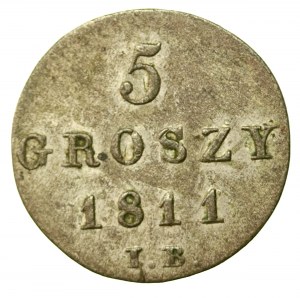 Varšavské knížectví, 5 groszy 1811 I.B. (439)