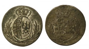 Varšavské knížectví, sada 5 grošů 1811-1812. celkem 2 ks. (489)