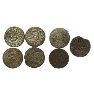 Inflants under Swedish rule, a set of shekels. Total of 7 pieces (495)
