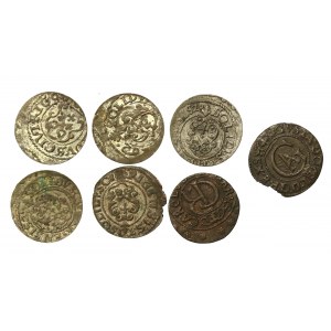 Inflants under Swedish rule, a set of shekels. Total of 7 pieces (495)