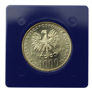 Polská lidová republika, 1000 zlotých 1983, Jan Pavel II (123)