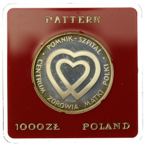 People's Republic of Poland, 1,000 gold 1986, Health Center of Mother Poland, Sample (125)