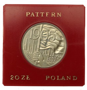 Polská lidová republika, 20 zlotých 1980, 1905 - Lodž, Vzorek (128)