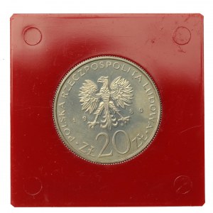 Polská lidová republika, 20 zlotých 1980, 1905 - Lodž, Vzorek (128)