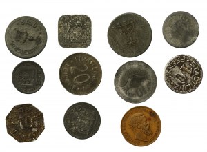 Německo, sada náhradních mincí. Celkem 11 kusů. (134)