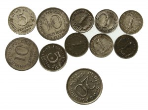 Polské království, sada 1 - 20 feniků 1917/1918. celkem 11 kusů. (139)