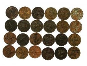 Russia, set of 1/2 kopecks 1892 - 1914. total 24 pcs. (142)
