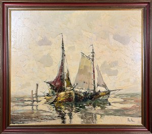 Rudolf PRIEBE (1889-1956 Rudolfstadt), Dwie łodzie