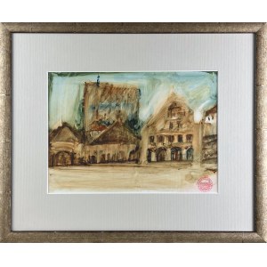 Daniel Jerzy de TRAMECOURT (1950-2015), Paysage de Kazimierz