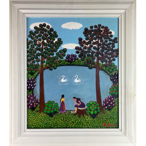 Maria KORSAK (1907 - 2002), Swans.