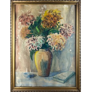 MN (20th century), Flowers in a Vase (1961)