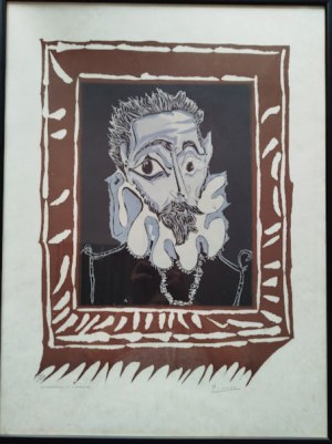 Pablo Picasso (1881 Malaga - 1973 Mougins), L'Homme a la Fraise, 1973