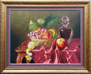 Wojciech Piekarski, Still life with a decanter, 2015