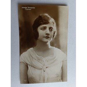 CARTE POSTALE PHOTOGRAPHIQUE JADWIGA SMOSARSKA LEPER FILM