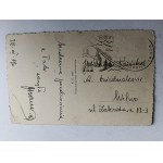 POSTCARD ZAKOPANE, TATRA, VIEW FROM GUBAŁÓWKA ON HAWRAŃ AND ICE SUMMIT GROUP, STAMP