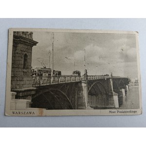 POSTCARD WARSAW MOST PONIATOWSKIEGO