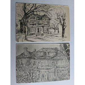 SET OF 2 BOOK ORDER POSTCARDS, HOUSE OF CULTURAL EDITORS IN MAISONS-LAFFITTE, CZAPSKI