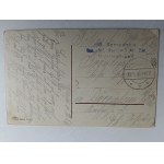 POCZTÓWKA MALARSTWO POLSKIE STROJE LUDOWE, KOBIETA, 1918 R