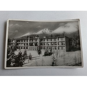 POCZTÓWKA WYSOKIE TATRY SANATORIUM DR GUHR ZNACZEK STEMPEL 1942 R