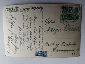 CARTE POSTALE SANATORIUM HIGH TATRA DR GUHR TIMBRE 1942