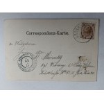 POCZTÓWKA SALZBURG, AUSTRIA, ZAMEK, PRZEDWOJENNA, ZNACZEK, DŁUGI ADRES