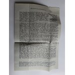 PISMO MIELNICA, SĄD GRODZKI, NOTARIUSZ PAWLUK, 1936 R, PIECZĄTKA, ZNACZEK
