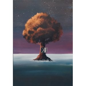 Jean-claude Plewniak MARK RENTON (b. 1981), The moon inside the tree, 2016