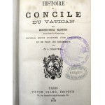 Manning - Historia Soboru Watykańskiego , Paris 1872 [ Z księgozbioru Ks. Jana Ścisławskiego]