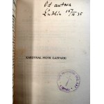 Wiślicki J. - Kardynał Piotr Gasparri - kartka z życia kościoła katolickiego, Lublin 1935 [ dedykacja autora]