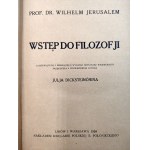 Jerusalem W. - Wstęp do filozofii, przekład Julia Dicksteinówna, Warszawa/Lwów 1926