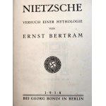 Bertram E. - Nitzsche versuch einer mythologie - Berlin 1918 [ Exlibris W. Buchner]