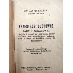 Św. Jan od Krzyża - przestrogi duchowe, rady i wskazówki - Kraków 1936