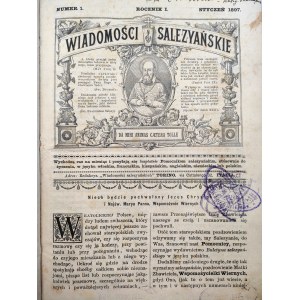 Wiadomości Salezyańskie - kompletny rocznik I, nr 1 - 12, Turyn 1897 [ Salezjanie]