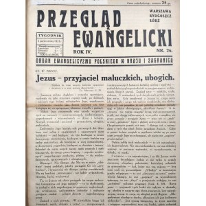 Przegląd ewangelicki rok IV, V, 1937 / 38, Warszawa , Bydgoszcz, Łódź