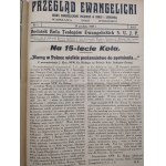 Przegląd ewangelicki rok IV, V, 1937 / 38, Warszawa , Bydgoszcz, Łódź