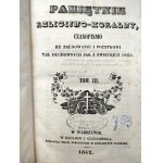 Pamiętnik religijno-moralny, czasopismo ku zbudowaniu i pożytkowi tak duchownych jaki świeckich osób. Warszawa 1842, Tom III [ Biskupi Mazowieccy i Płoccy]