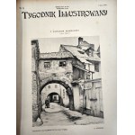 Tygodnik ilustrowany - 21 numerów z roku 1918 [ ilustracje, ryciny, Posiedzenie Rady Królestwa Polskiego , Szlakiem zniszczeń - I wojna światowa]
