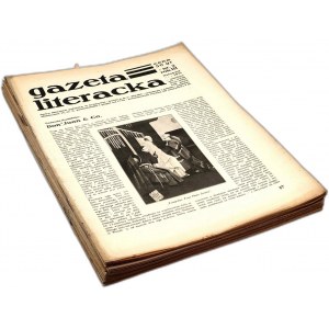 Gazeta Literacka - 24 numery z lat 1931 - 1934 [ czasopismo prawicowe, Narodowa Demokracja, ENDECJA]