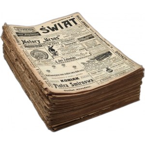 Tygodnik Ilustrowany ŚWIAT - 31 numerów z roku 1911