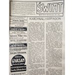 Tygodnik Ilustrowany ŚWIAT - 31 numerów z roku 1911