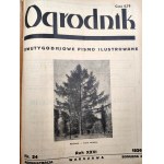 Ogrodnik - dwutygodniowe pismo ilustrowane - kompletny rocznik 1936 [ Ogrodnictwo, Warzywnictwo, Pszczelarstwo]