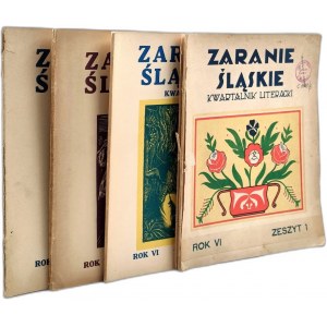 Zaranie Śląskie - Rocznik VI, komplet - Cieszyn 1930, [ Steller, Kuglin, drzeworyt, Jan Szersznik]