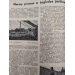 Szkwał - Czasopismo Ligi Morskiej i Kolonialnej - nr 6-7, sierpień - wrzesień 1935 [ MS Piłsudski, marynistyka]