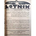 Czasopismo Lotnik - Organo dell'Associazione degli aviatori polacchi - Aeronautica militare polacca [ Aviazione civile e militare] - 10 numeri, Poznań 1927 [ Truppe in pallone, PSZ ].